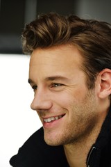 Obraz premium Young man studio shoot posing closeup