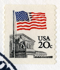 Vintage US 20 Cent Postage Stamp