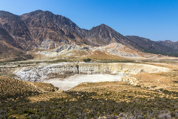 Active volcano of Nisyros, Greece