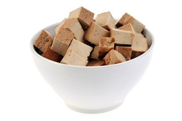 Bol de tofu fumé
