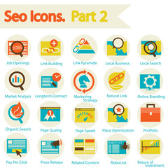 SEO icons set part 2