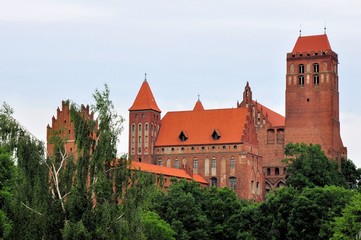 Fototapeta na wymiar Katedra i zamek w Kwidzynie