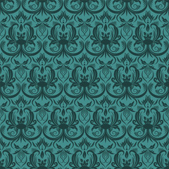 vector seamless classik floral pattern