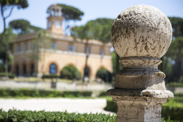 Fototapeta premium Piazza di Siena at Villa Borghese gardens