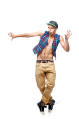 male hip-hop dancer