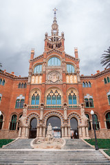 Obraz premium Hospital de la Santa Creu i de Sant Pau, Barcelona, Spain