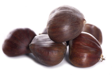pile of chestnuts