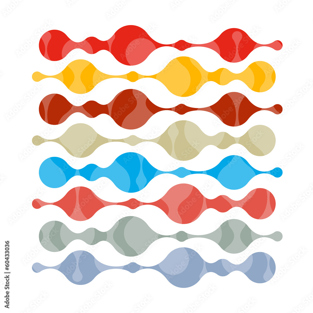 Poster abstract retro vector background
