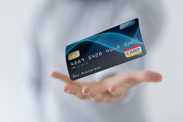 creditcard hand