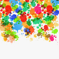 Abstract Vector Splashes Background