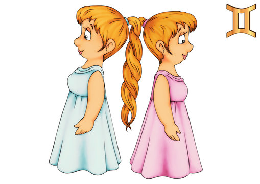 Gemini, Zwillinge, G&eacute;minis, G&eacute;maux, Sternzeichen