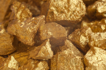 a mound of gold