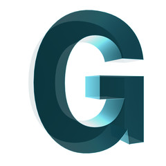 3d letter collection - G