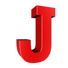 3d letter collection - J
