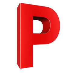 3d letter collection - P