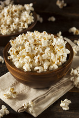 Healthy Buttered Popcorn with Salt
