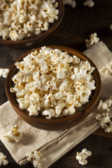 Healthy Buttered Popcorn with Salt