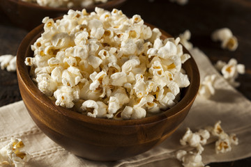 Healthy Buttered Popcorn with Salt