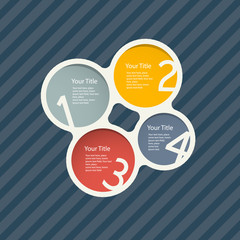 Vector Progress Steps for Tutorial, Infographics