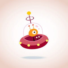 cute alien character