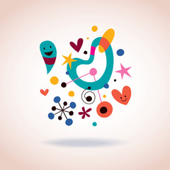 abstract art illustration