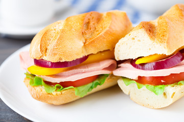 Baguette sandwich