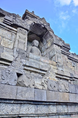 Details in Borobudur unesco heritage site, Java, Indonesia