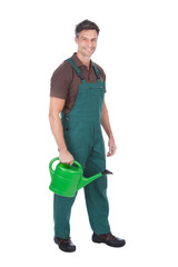 Gardener With Watering Can