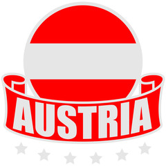 Austria Banner Logo Design