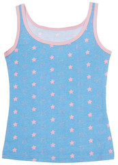 Child shirt isolated on a white