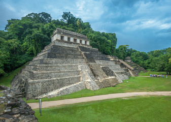 Fototapeta na wymiar Ruins of Palenque, Mexico