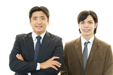 笑顔のビジネスマン