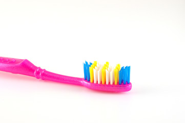 Tooth-brush over white