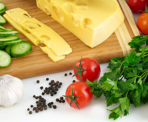 Organic vegetable background