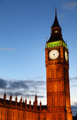 Fototapeta na wymiar London Parliament Building - Big Ben, United Kingdom, Europe