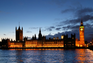 Fototapeta na wymiar London Parliament Building - Big Ben