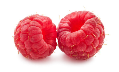 Fresh raspberries