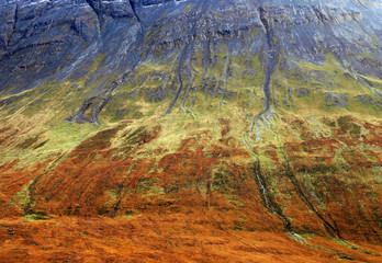 Autumn landscape in Highlands, Scotland, United Kingdom