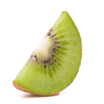 Sliced kiwi fruit segment