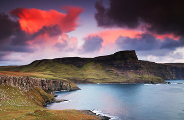 Fototapeta na wymiar View of Neist Point, Highlands of Scotland