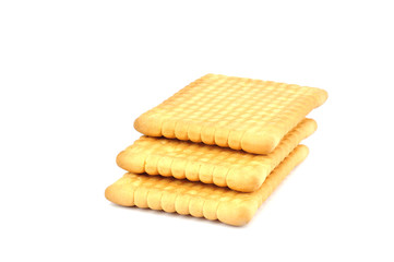 biscuit  isolated on white background