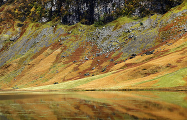 Autumn landscape in Highlands, Scotland, United Kingdom