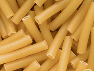 macaroni pasta tubes food background