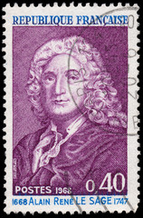FRANCE - CIRCA 1968: a stamp printed in the France shows Alain R