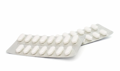 pack of pills isolated