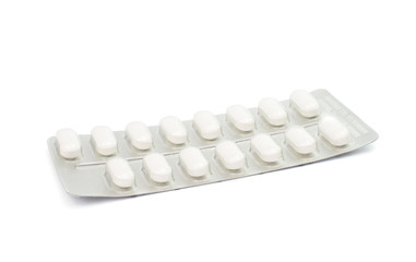 pack of pills isolated