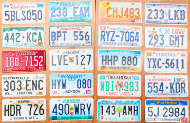 number plates