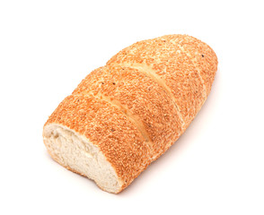 bread cut in half