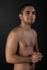 Fototapeta premium Vor der Sauna