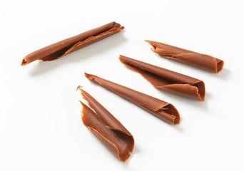 Chocolate curls